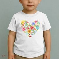 Springtime Flowers Floral Heart Toddler T-Shirt thumb 2