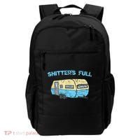 Shitter's Full Funny Camping Van Camper Trailer Camp Backpack thumb 0