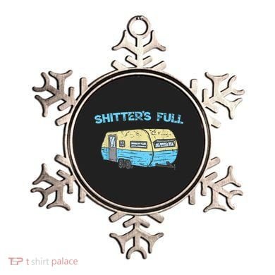 Shitter's Full Funny Camping Van Camper Trailer Camp Ornament
