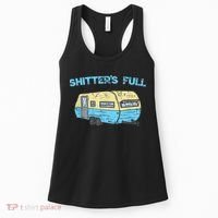 Shitter's Full Funny Camping Van Camper Trailer Camp Women's Tank Top thumb 0