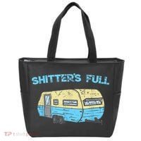 Shitter's Full Funny Camping Van Camper Trailer Camp Tote Bag thumb 0