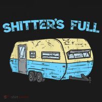 Shitter's Full Funny Camping Van Camper Trailer Camp Tote Bag thumb 4