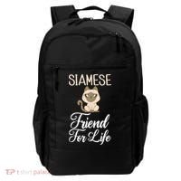 Siamese Friend For Life Siamese Cat Gift Backpack thumb 0