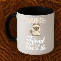 Siamese Friend For Life Siamese Cat Gift Coffee Mug thumb 2