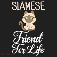 Siamese Friend For Life Siamese Cat Gift Hat thumb 2