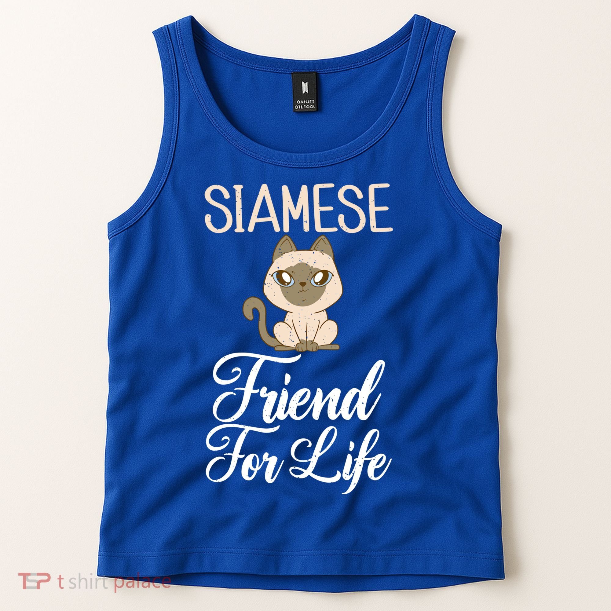 Siamese Friend For Life Siamese Cat Gift Tank Top