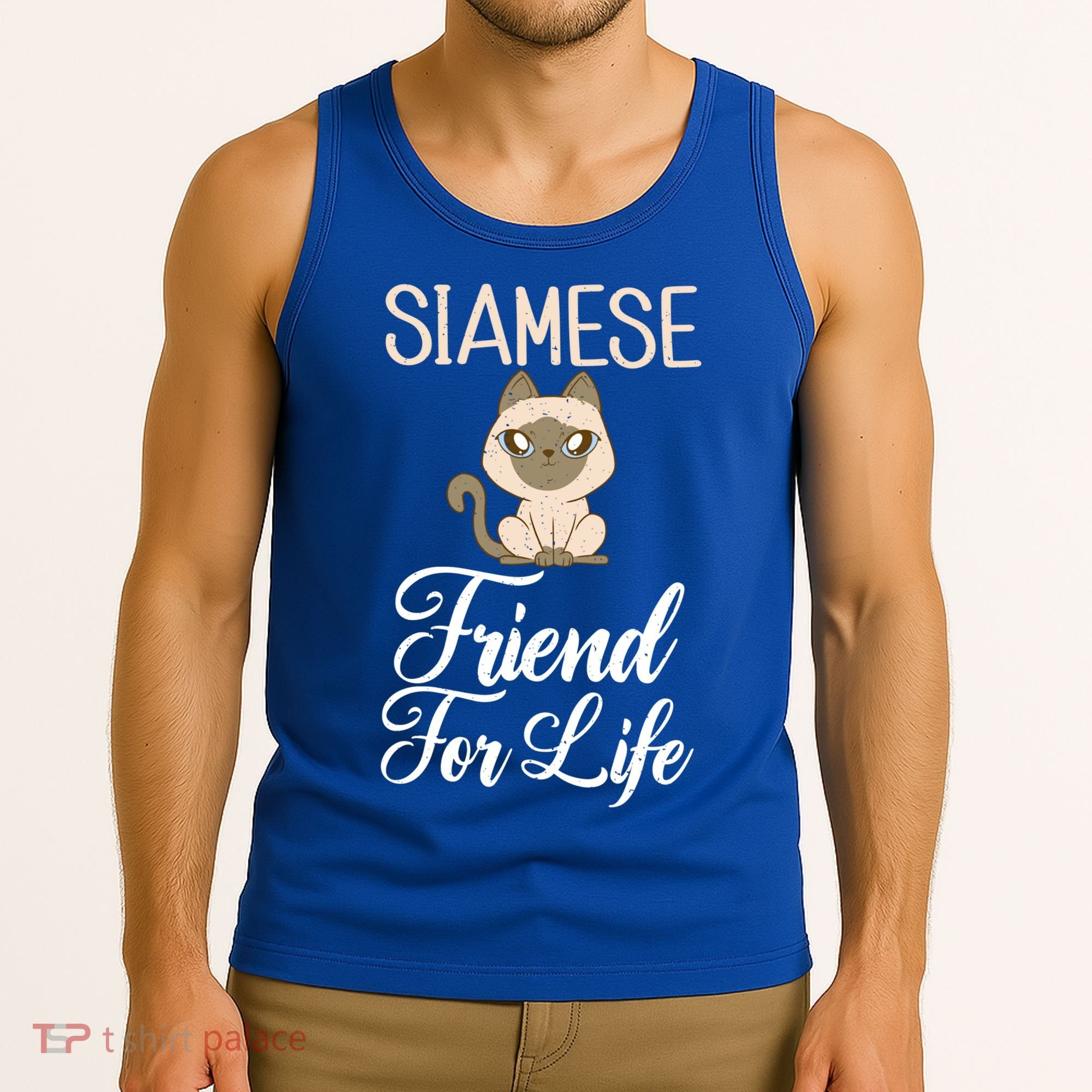 Siamese Friend For Life Siamese Cat Gift Tank Top