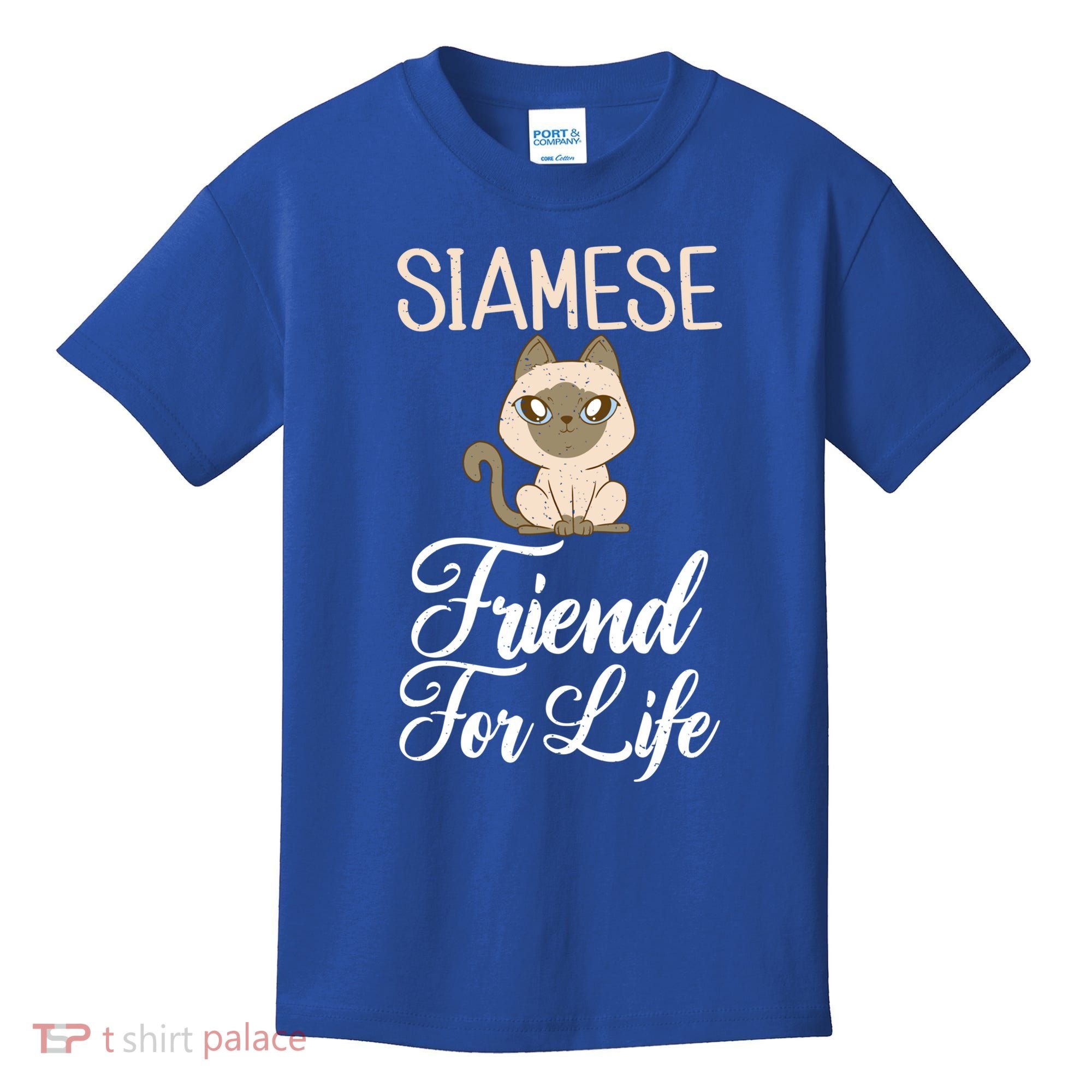 Siamese Friend For Life Siamese Cat Gift Kids T-Shirt