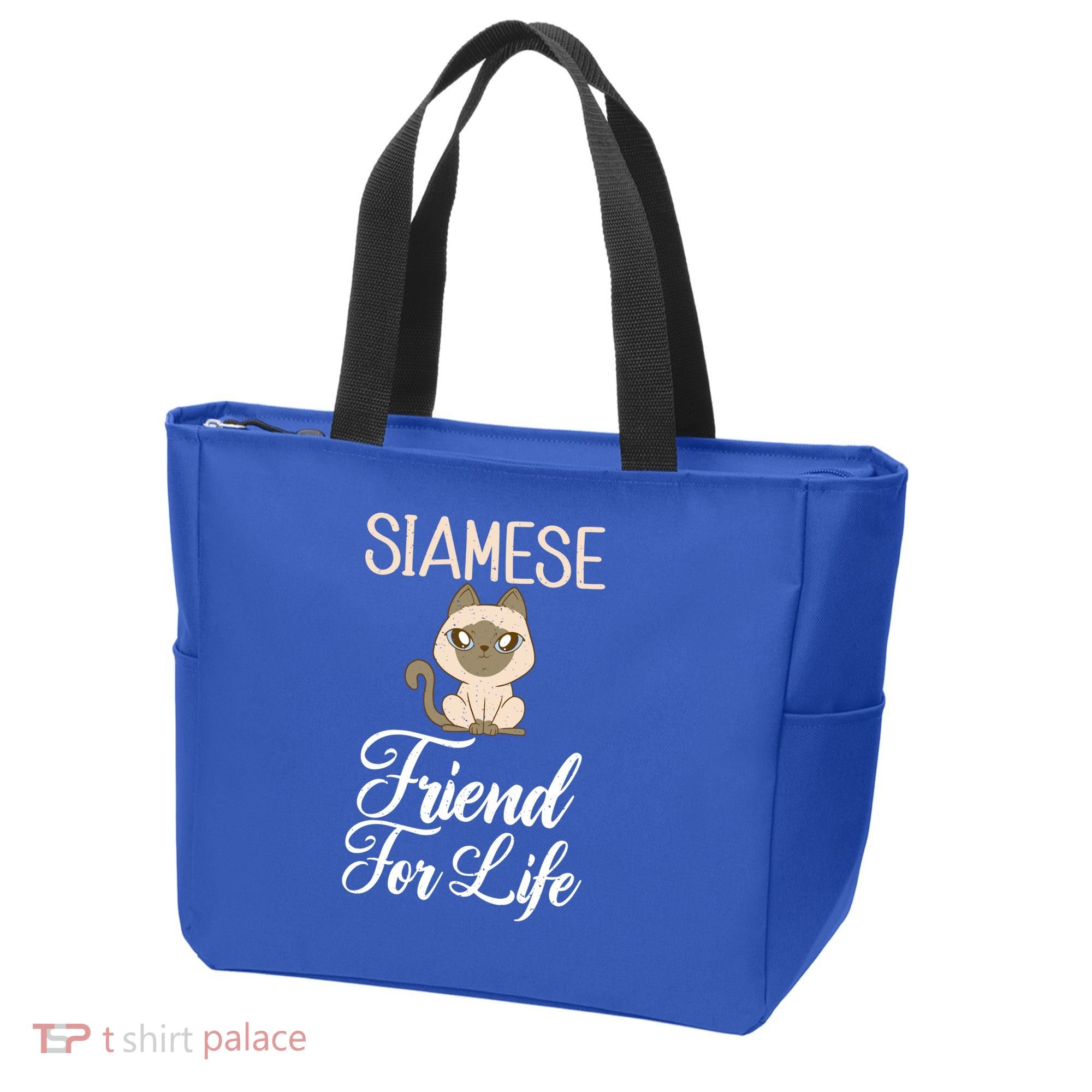 Siamese Friend For Life Siamese Cat Gift Tote Bag