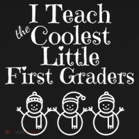 Snowman First Grade Teacher Shirt Coolest Little 1st Graders Women's Hoodie thumb 2