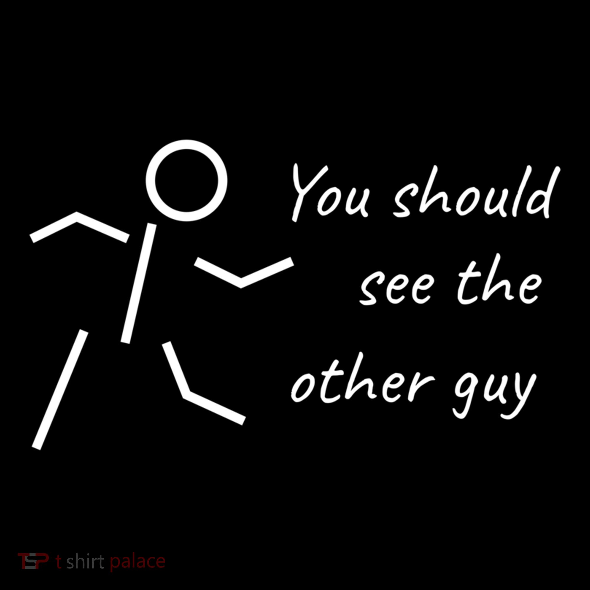 Stick Figure Gift Humorous You Should See The Other Guy Gift Bucket Hat