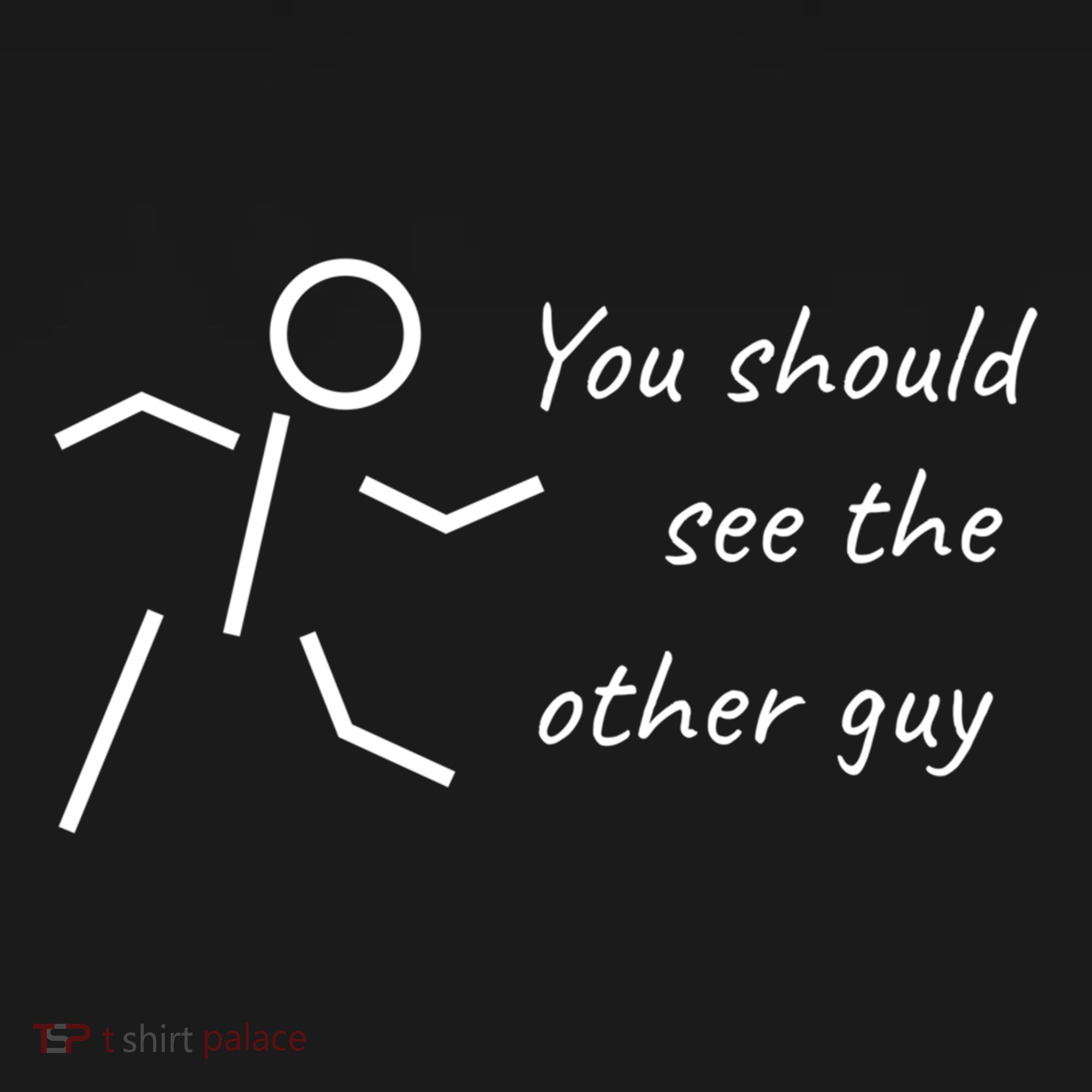 Stick Figure Gift Humorous You Should See The Other Guy Gift Pajama Set