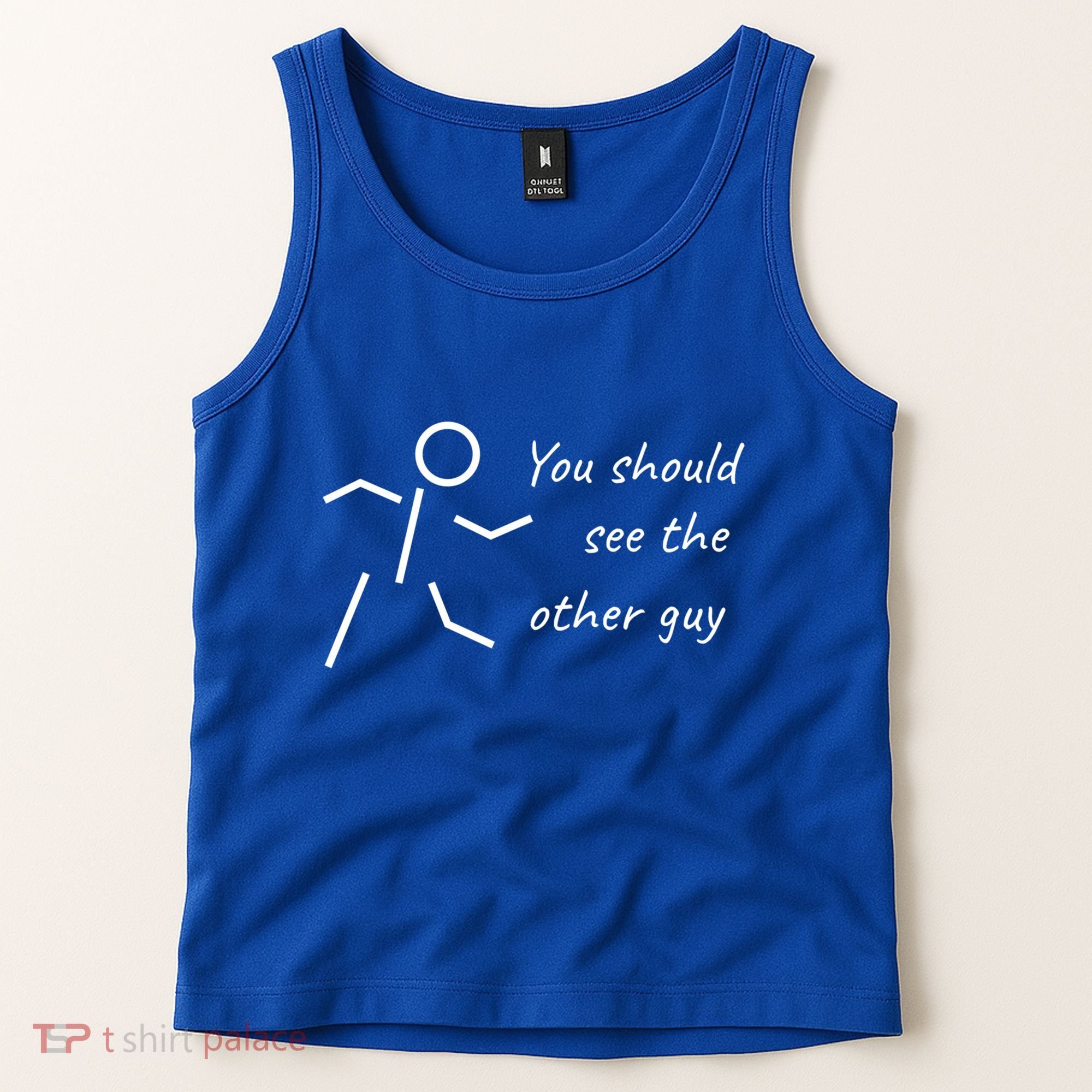 Stick Figure Gift Humorous You Should See The Other Guy Gift Tank Top