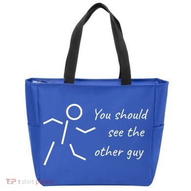 Stick Figure Gift Humorous You Should See The Other Guy Gift Tote Bag