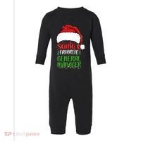 SantaS Favorite General Manager Funny Christmas Infant Fleece One Piece thumb 0