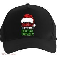 SantaS Favorite General Manager Funny Christmas Five-Panel Snapback Cap thumb 0