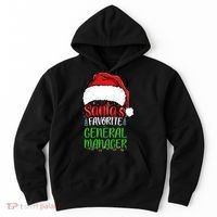 SantaS Favorite General Manager Funny Christmas Hoodie thumb 0