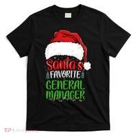 SantaS Favorite General Manager Funny Christmas T-Shirt thumb 0