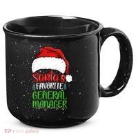 SantaS Favorite General Manager Funny Christmas 15oz Campfire Ceramic Mug thumb 0