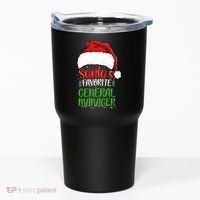 SantaS Favorite General Manager Funny Christmas Tumbler thumb 0