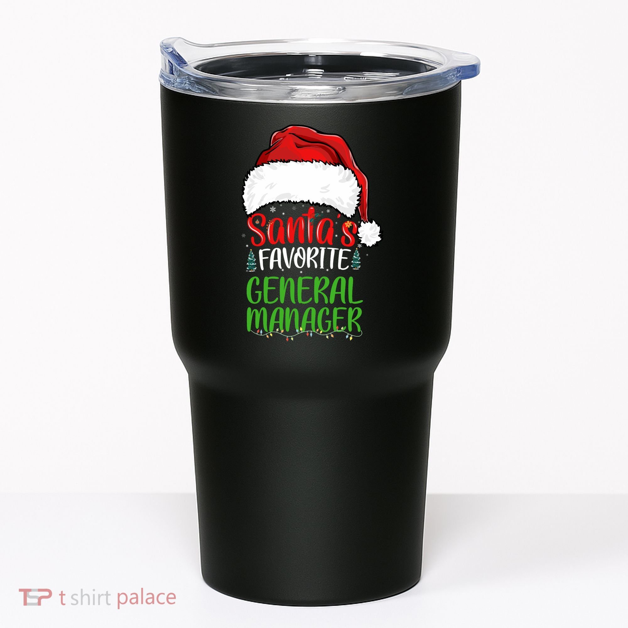 SantaS Favorite General Manager Funny Christmas Tumbler