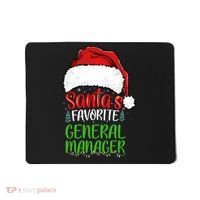 SantaS Favorite General Manager Funny Christmas Mousepad thumb 0