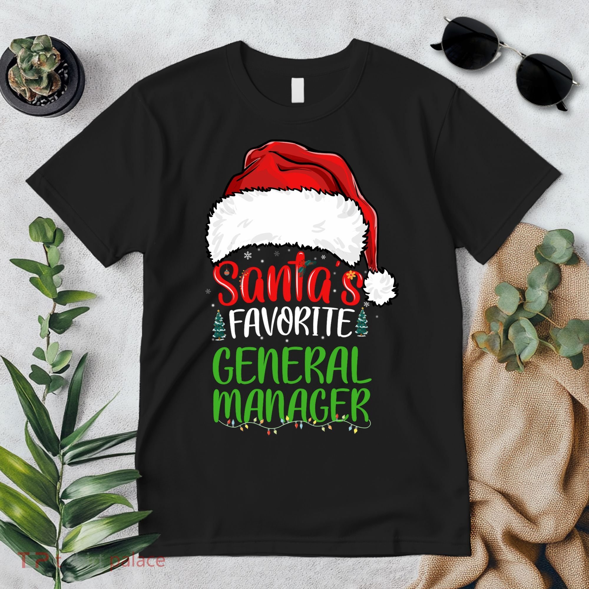 SantaS Favorite General Manager Funny Christmas Premium T-Shirt