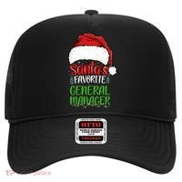 SantaS Favorite General Manager Funny Christmas Hat thumb 0