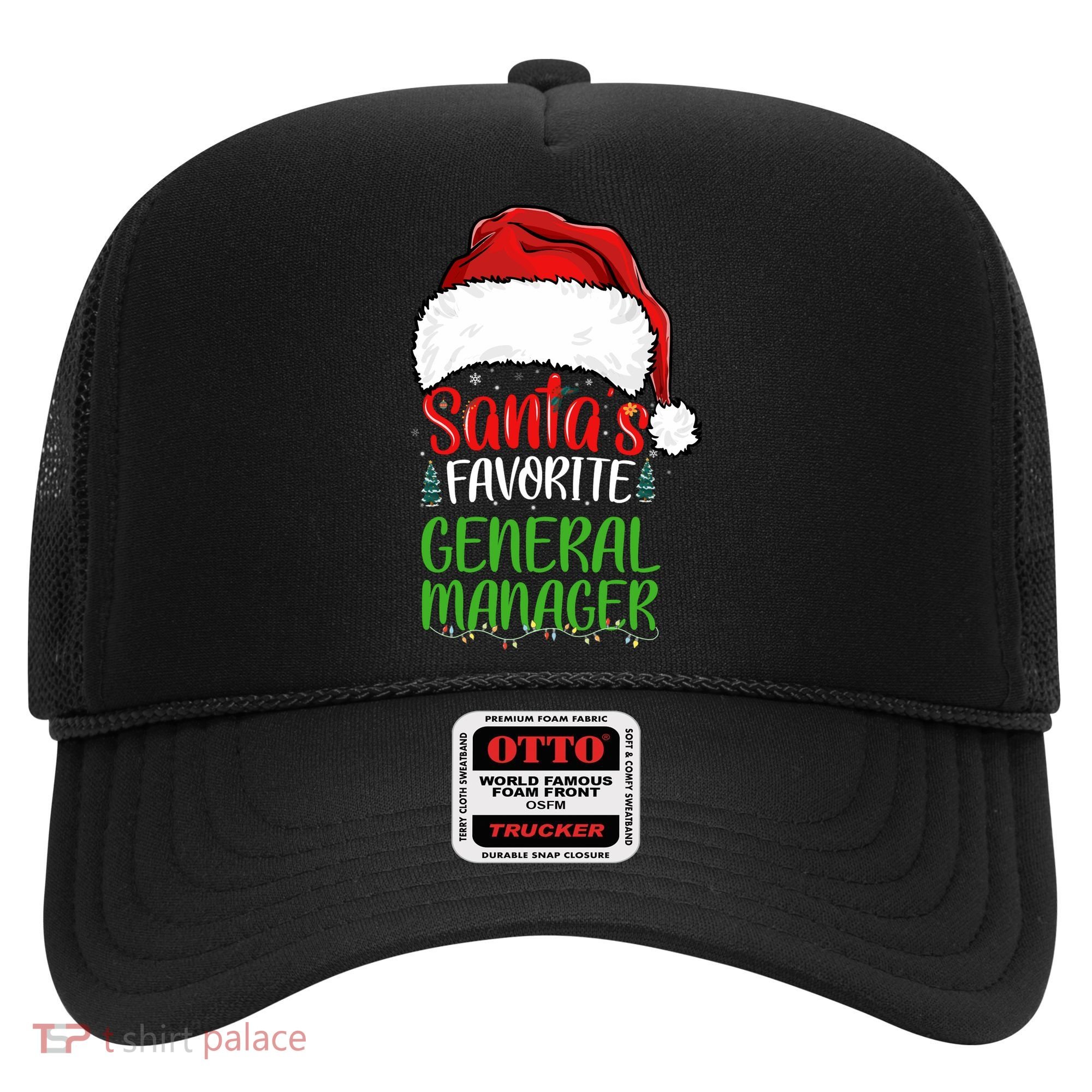 SantaS Favorite General Manager Funny Christmas Hat