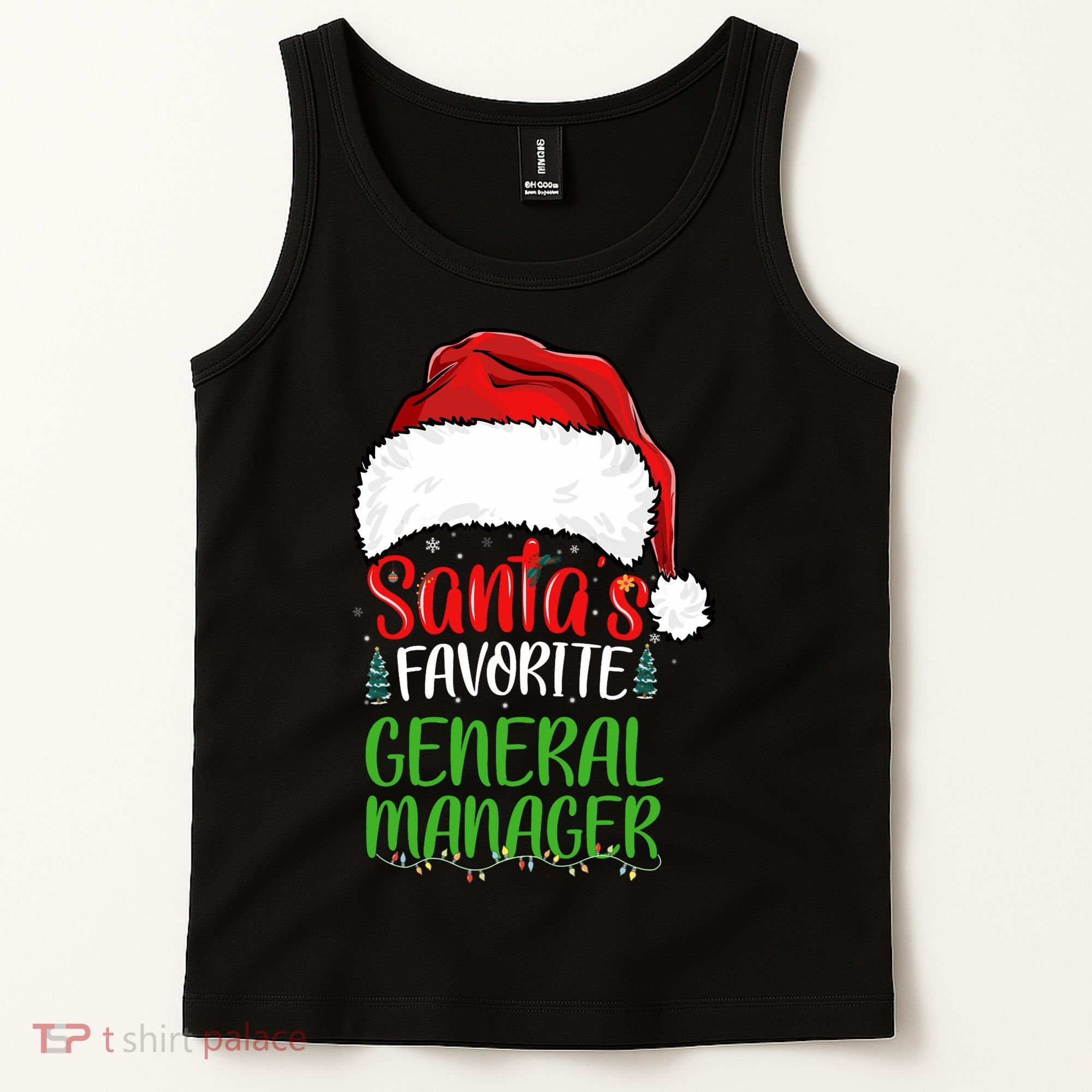 SantaS Favorite General Manager Funny Christmas Tank Top