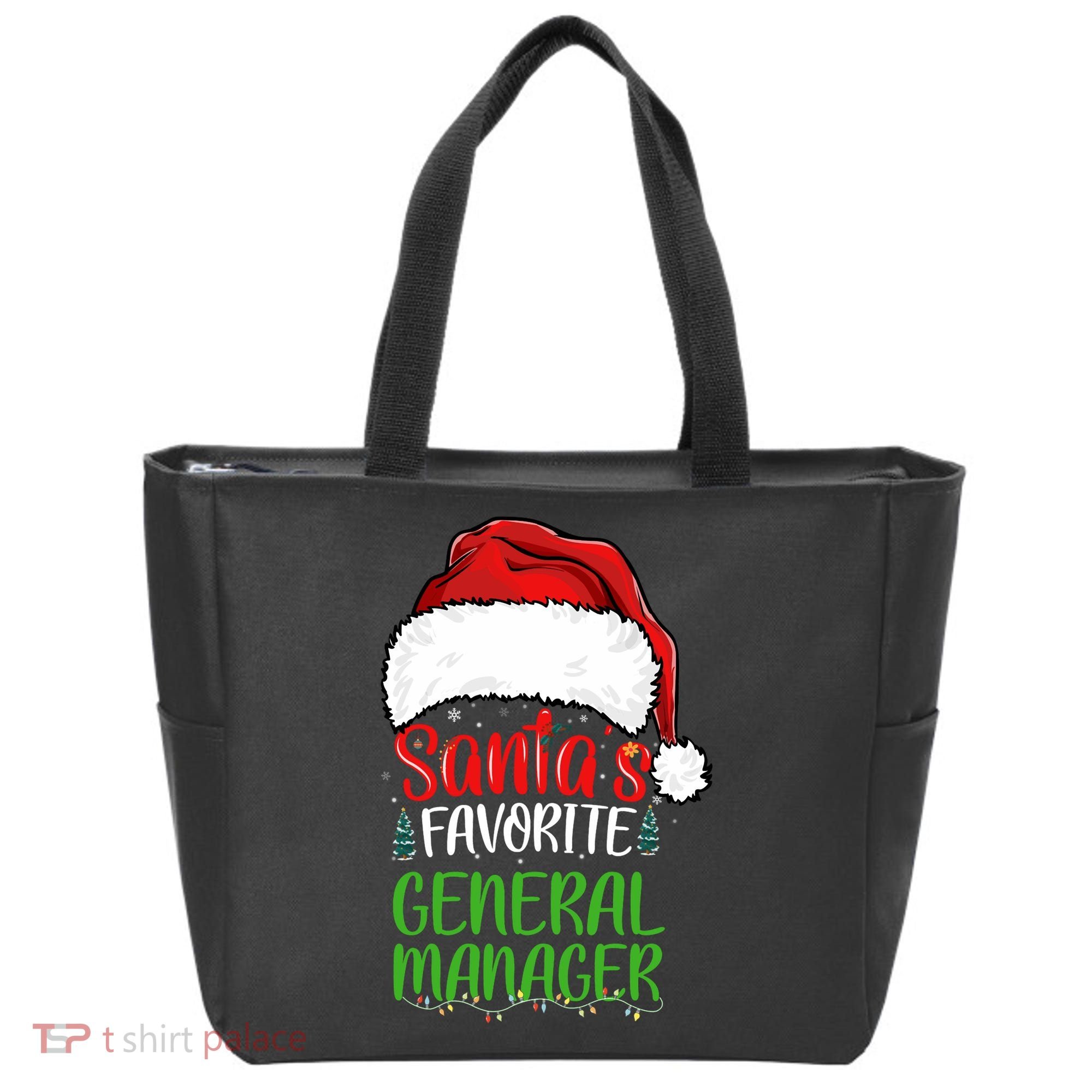 SantaS Favorite General Manager Funny Christmas Tote Bag