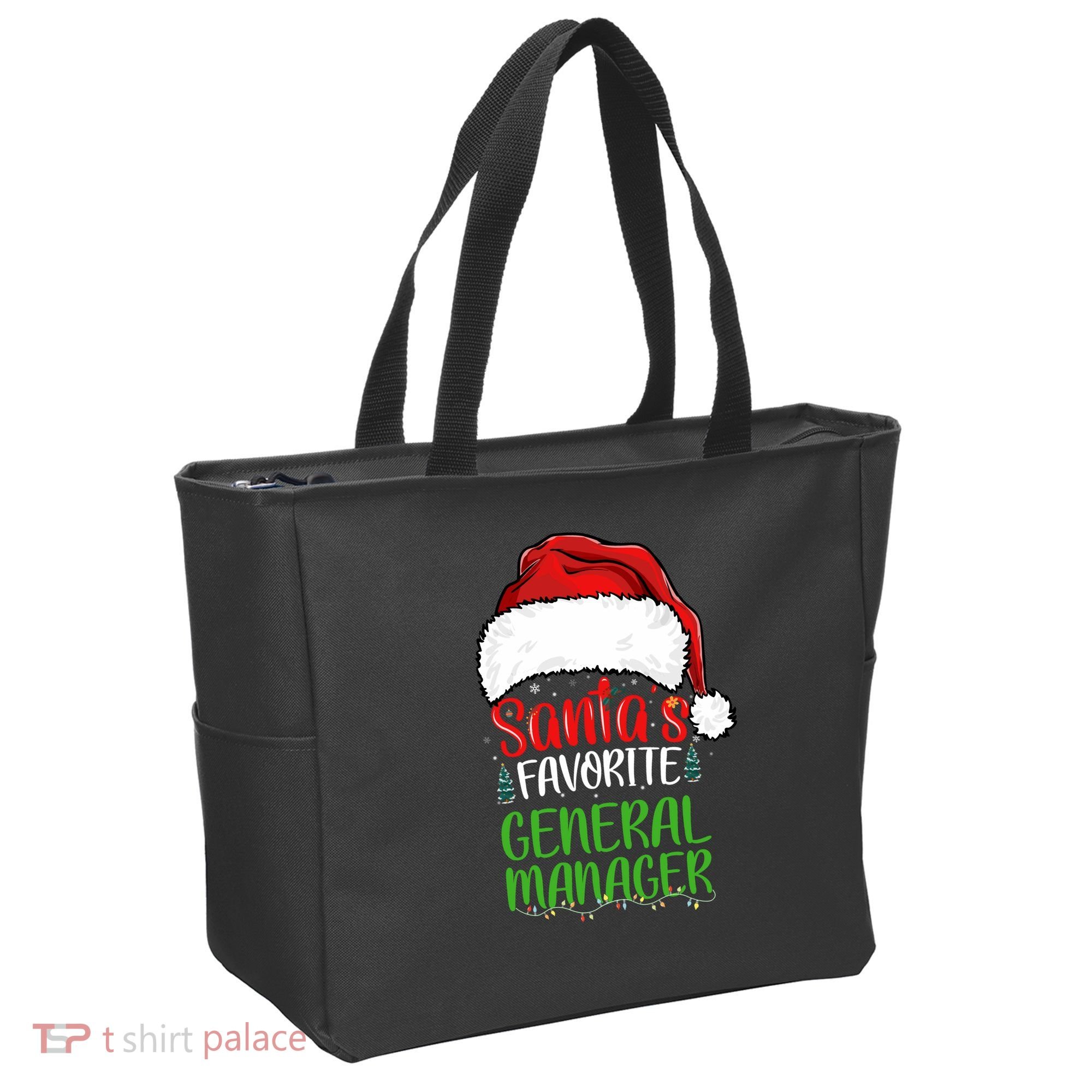 SantaS Favorite General Manager Funny Christmas Tote Bag