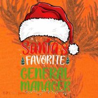 SantaS Favorite General Manager Funny Christmas Kati Licensed 12" Camo Cuffed Beanie thumb 2