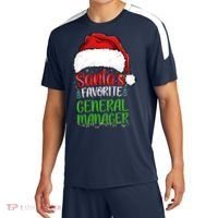 SantaS Favorite General Manager Funny Christmas Sport-Tek Competitor United Soccer Jersey thumb 0