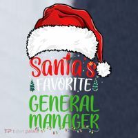 SantaS Favorite General Manager Funny Christmas Sport-Tek Competitor United Soccer Jersey thumb 4