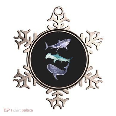 Shark Fans Great White Hammerhead And Whale Shark Lover Ornament
