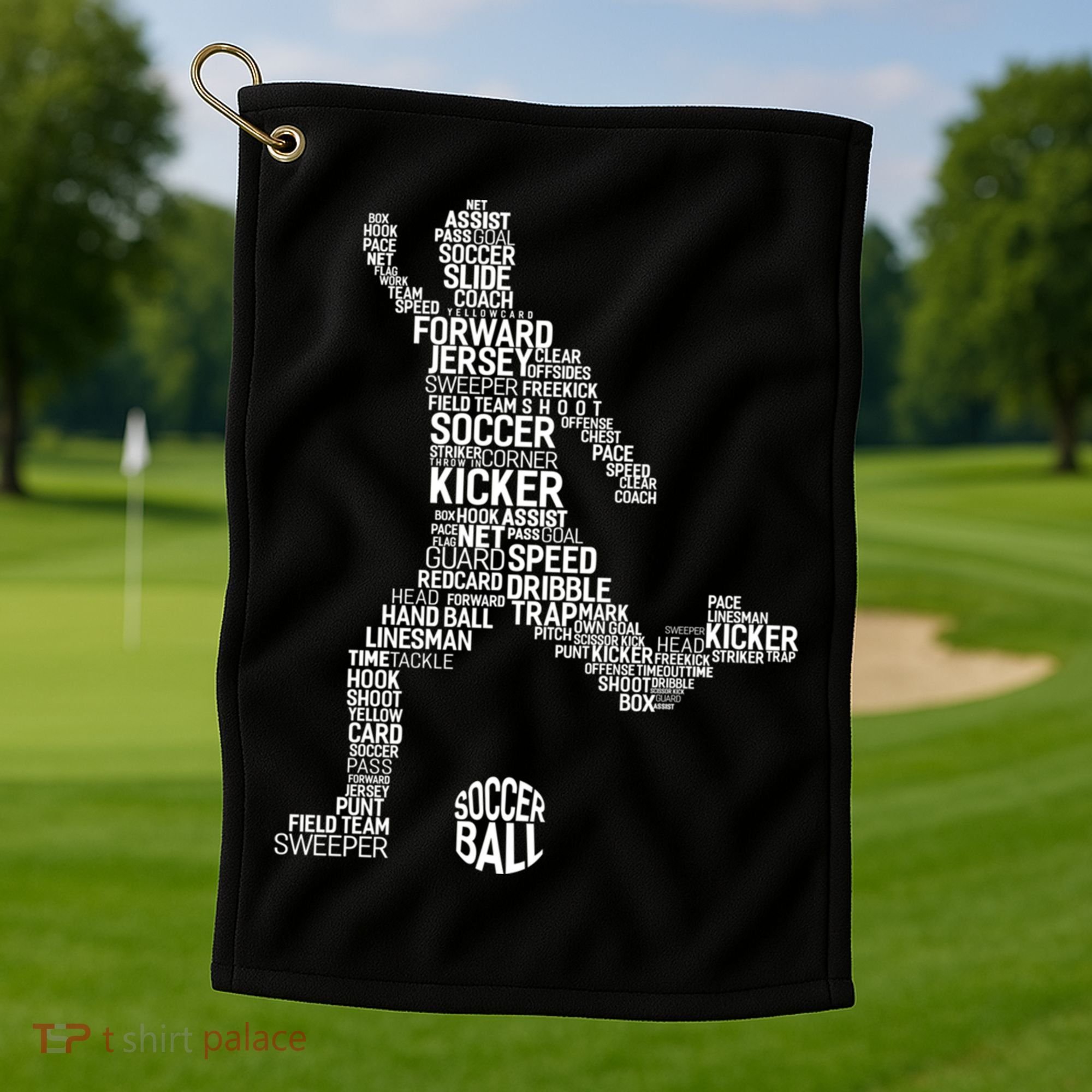 Soccer Fan Gift Soccer Player Gift Soccer Gift Golf Towel