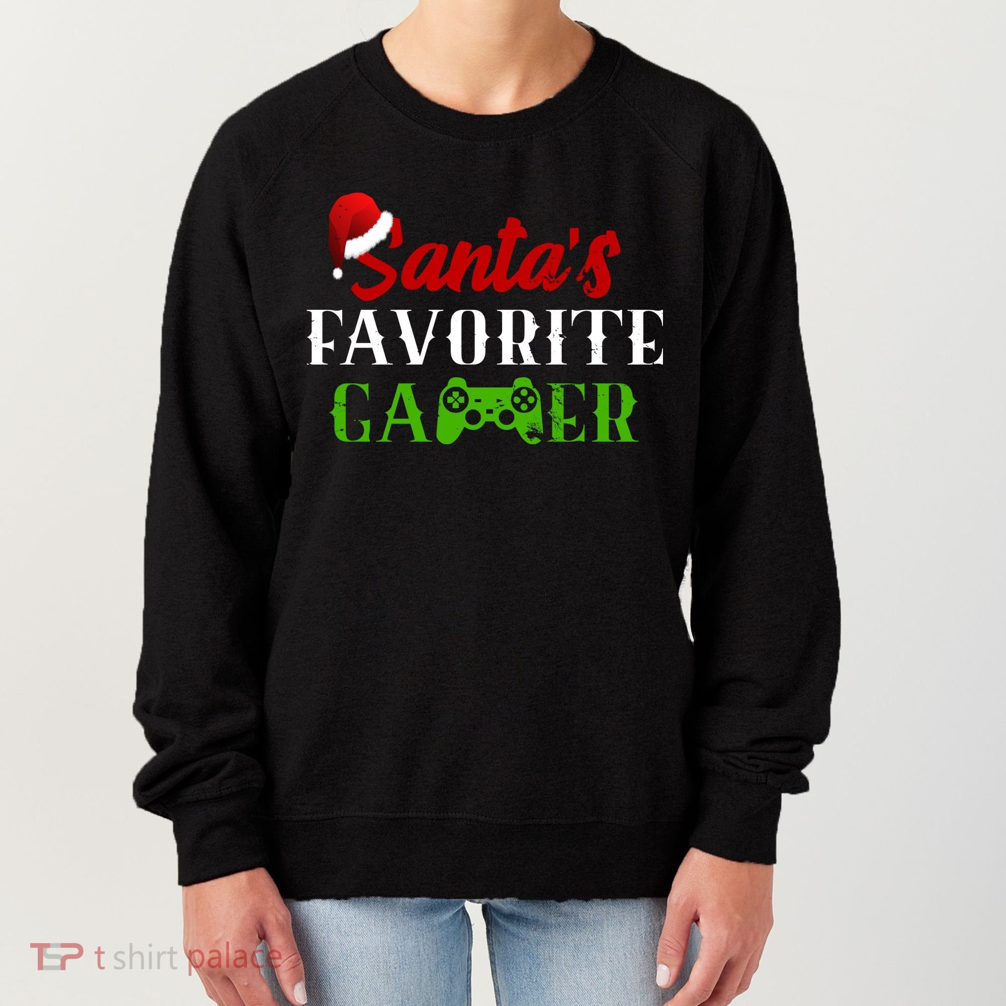 Santa's Favorite Gamer Women's Sweatshirt