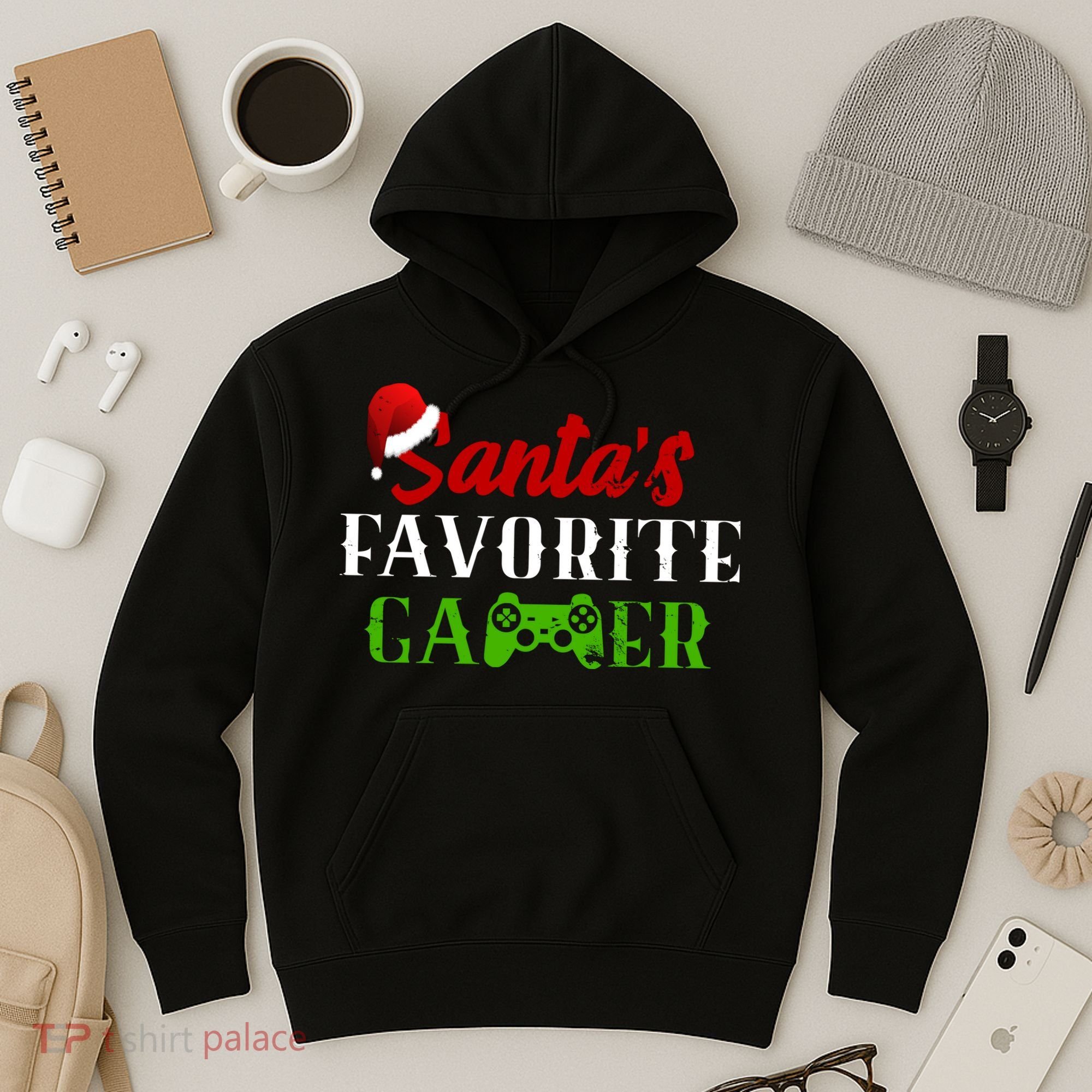 Santa's Favorite Gamer Hoodie