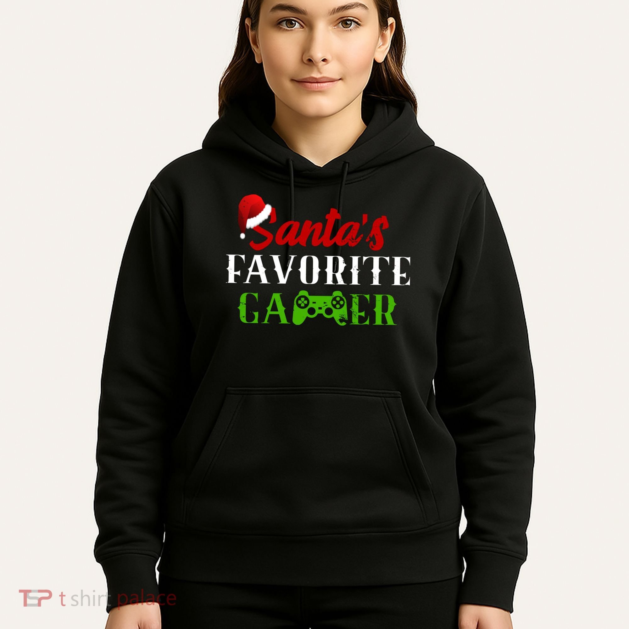 Santa's Favorite Gamer Hoodie