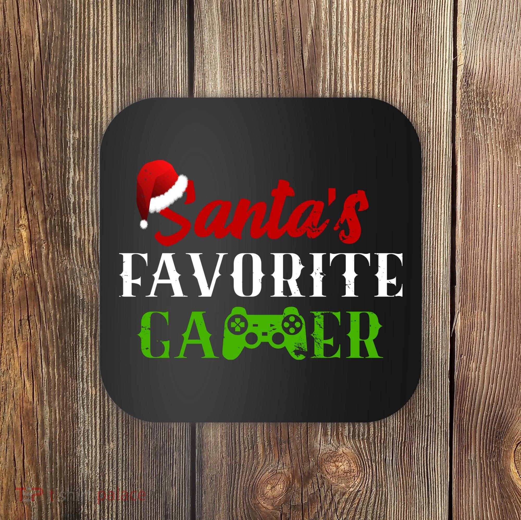 Santa's Favorite Gamer Coaster
