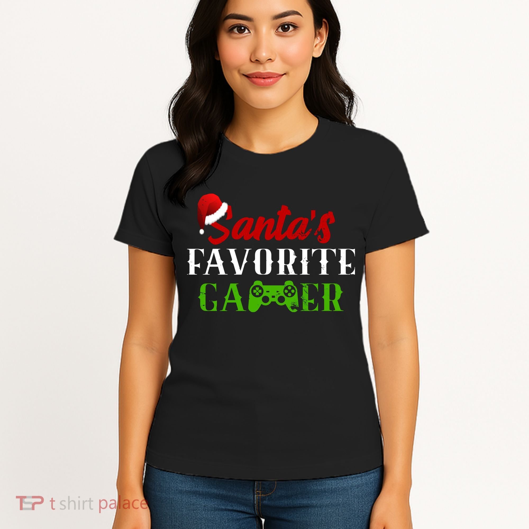 Santa's Favorite Gamer Women's T-Shirt