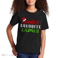 Santa's Favorite Gamer Kids T-Shirt thumb 2