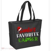 Santa's Favorite Gamer Tote Bag thumb 2