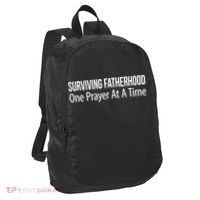 Surviving Fatherhood Gift One Prayer At A Time Gift Cool Gift Port Authority Crush Ripstop Backpack thumb 1