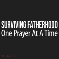 Surviving Fatherhood Gift One Prayer At A Time Gift Cool Gift Port Authority Crush Ripstop Backpack thumb 3