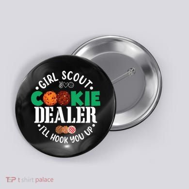 Scout For Girl Cookie Dealer Button