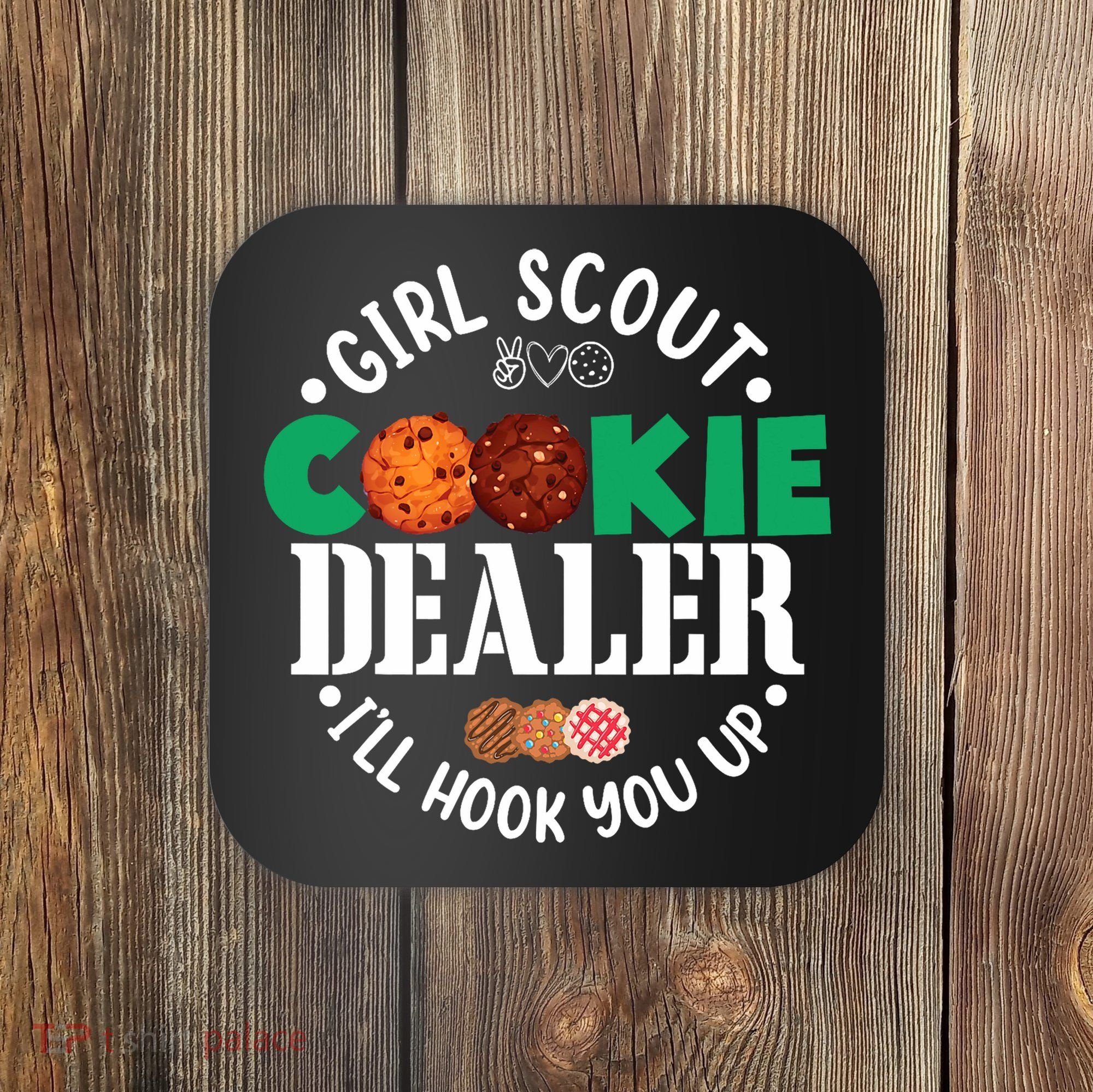 Scout For Girl Cookie Dealer Coaster