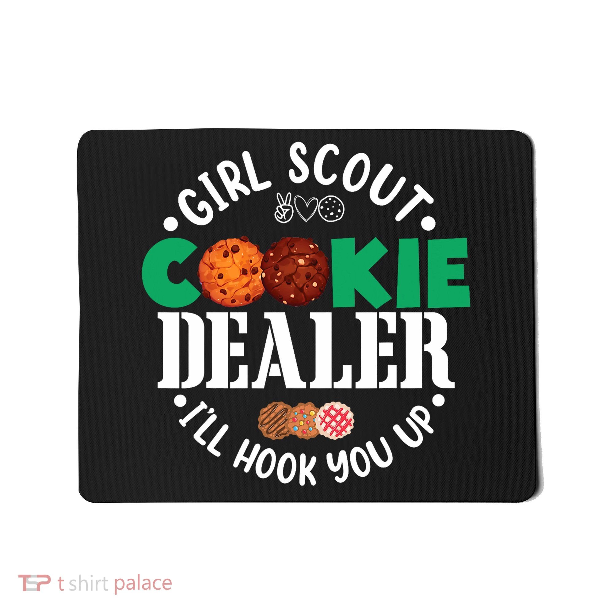 Scout For Girl Cookie Dealer Mousepad