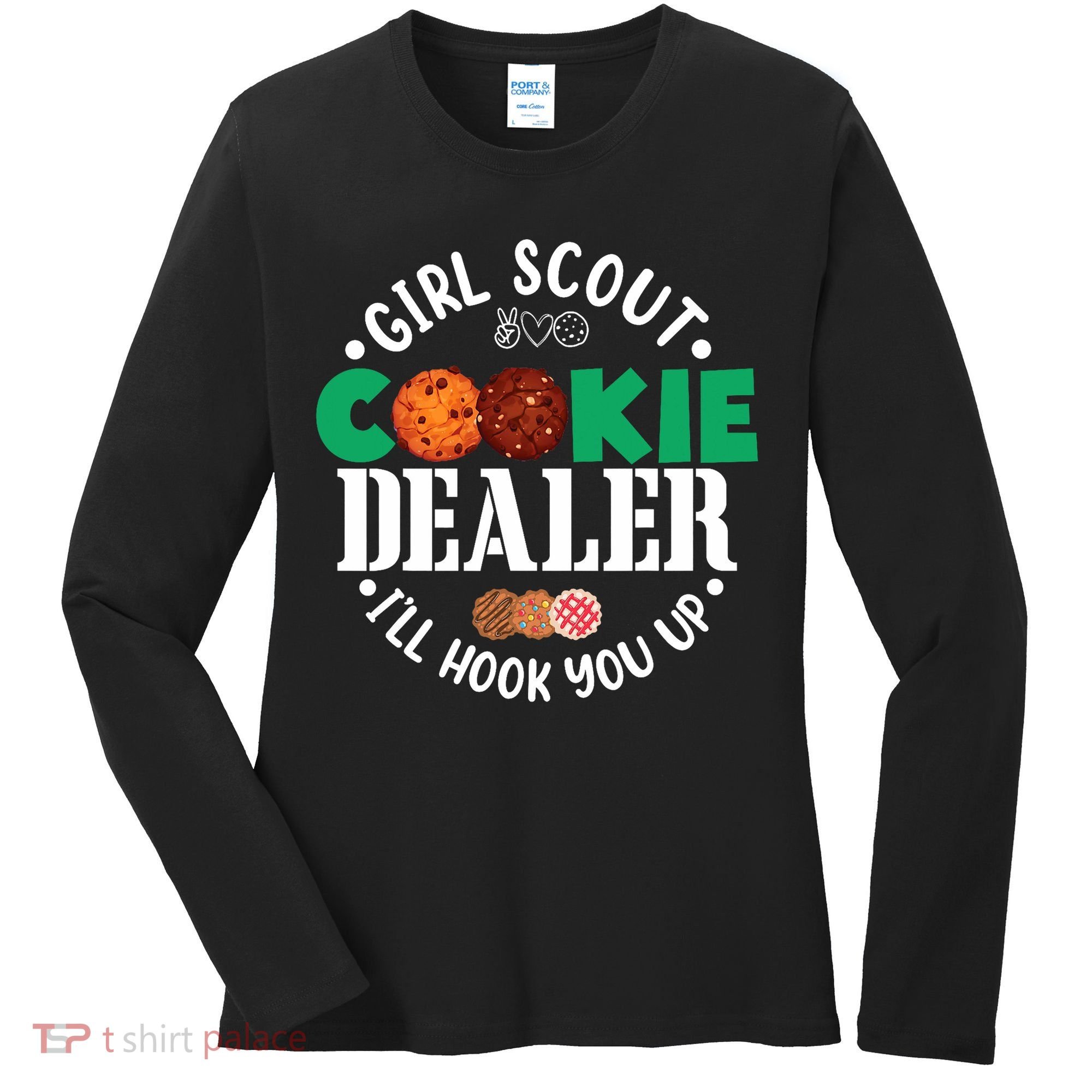 Scout For Girl Cookie Dealer Women's Long Sleeve Shirt